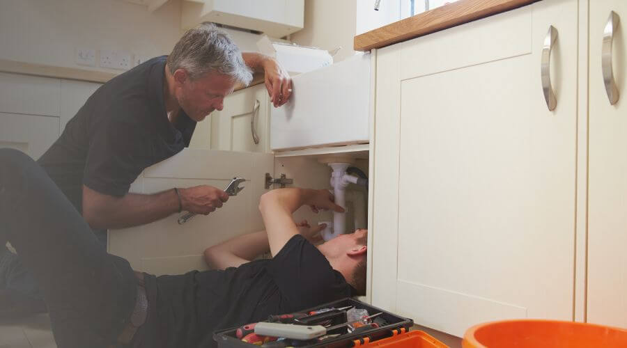 Professional burst pipe repair services in New Franken, WI